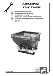 Amazone ZA-XW Manual De Instrucciones