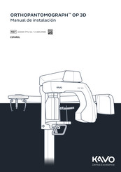 KaVo ORTHOPANTOMOGRAPH OP 3D Manual De Instalación