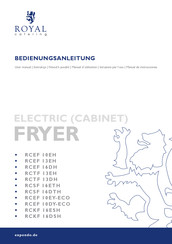 Royal Catering RCKF 16DSH Manual Del Usuario