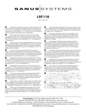 Sanus LRF118 Instrucciones De Montaje