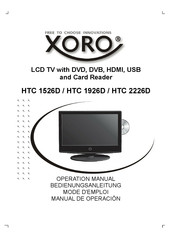 Xoro HTC 1926D Manual De Operación