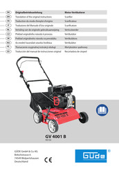 Gude GV 4001 B Traducción Del Manual De Instrucciones Original