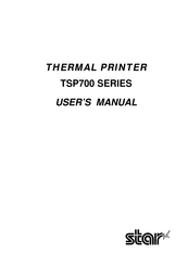 Star TSP700 Serie Manual De Usuario