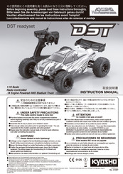 Kyosho DST readyset Manual De Instrucciones