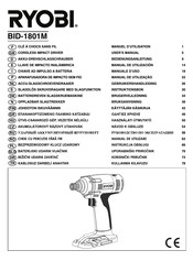 Ryobi BID-1801M Manual De Utilización