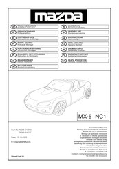 Mazda NE85-V4-730 Manual De Instrucciones