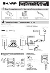 Sharp CD-BA150 Guía Rápida