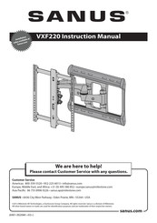 Sanus VXF220 Instrucciones De Montaje