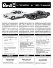 REVELL '85 OLDSMOBILE 442 Manual De Instrucciones