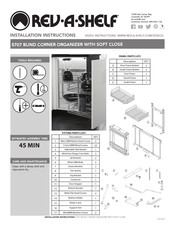 Rev-A-Shelf 5707 Instrucciones De Instalación