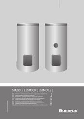 Buderus Logalux SM400.5 E Instrucciones De Instalación Y Mantenimiento Para El Técnico