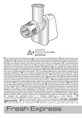 Moulinex FRESH EXPRESS DJ753510 Manual De Instrucciones