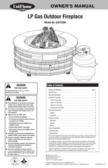 Uniflame GAF720W Manual Del Propietário