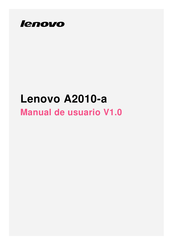 Lenovo A2010-a Manual Del Usuario