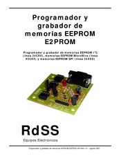 RdSS EEPROM E2PROM Manual Del Usuario