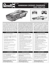 REVELL HAWAIIAN DODGE CHARGER NHRA FUNNY CAR Manual De Instrucciones