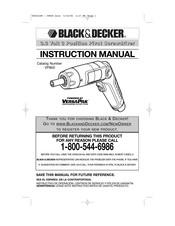 Black and Decker VP800 Manual De Instrucciones