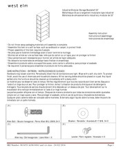 West Elm Industrial Modular Storage Bookshelf 33 Manual De Instrucciones
