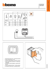 Bticino HC4407 Instrucciones De Montaje