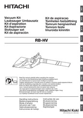 HIKOKI RB-HV Instrucciones De Manejo