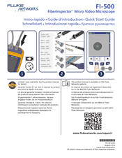 Fluke Networks FiberInspector FI-500 Inicio Rápido