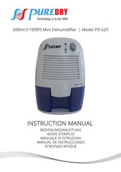 Puredry PD 625 Manual De Instrucciones