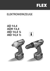 Flex AD 14,4 Instrucciones De Funcionamiento Originales