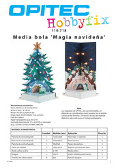 Opitec Hobbyfix Magia Navidena Instrucciones De Montaje