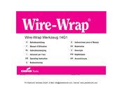 Cooper Tools Wire-Wrap 14G1 Instrucciones Para El Manejo