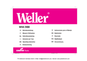 Cooper Tools Weller WHA 2000 Instrucciones Para El Manejo