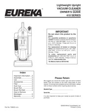 Eureka 410 Serie Manual Del Usuario