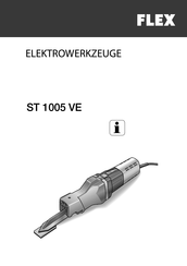 Flex ST 1005 VE Instrucciones De Funcionamiento Originales