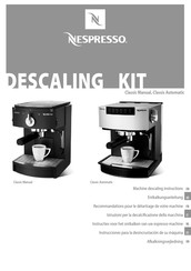 Nespresso Classic Automatic Instrucciones Para La Desincrustación