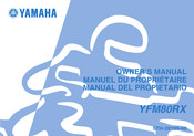 Yamaha YFM50RY 2008 Manual Del Propietário