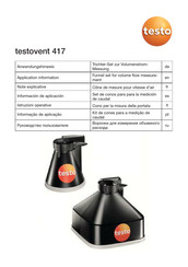 testo 417 Informacion De Aplicación