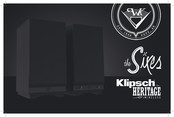 Klipsch HERITAGE The Sixes Walnut Manual De Instrucciones