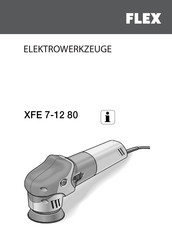 Flex XFE 7-12 80 Instrucciones De Funcionamiento Originales