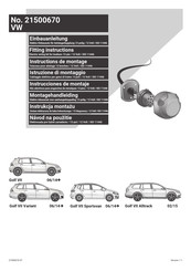 VW 21500670 Instrucciones De Montaje