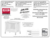 Simmons Juvenile Furniture Foldaway Crib Manual De Instrucciones