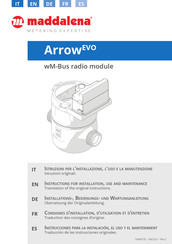 Maddalena ArrowEVO Instrucciones Para La Instalación Y Uso