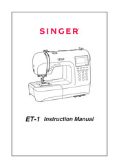 Singer ET-1 Manual De Instrucciones