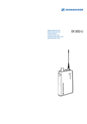 Sennheiser EK 3053-U Instrucciones Para El Uso