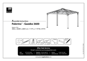 Palram Gazebo 3600 Instrucciones De Ensamblaje