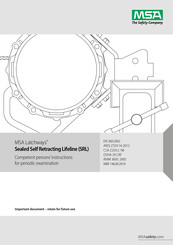 MSA Latchways Sealed SRL Manual De Instrucciones