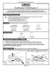 AVS Tail Shades Manual De Instrucciones