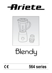 Ariete Blendy 564 Serie Manual De Instrucciones