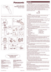 Panasonic ES2235 Manual De Instrucciones