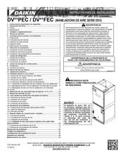 Daikin DV48FECD14 Instrucciones De Instalación