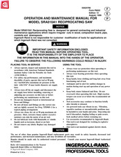 Ingersoll Rand SRA010A1 Serie Manual De Instrucciones