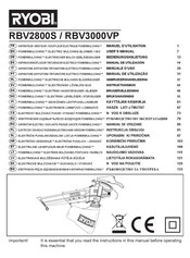 Ryobi RBV3000VP Manual De Utilización